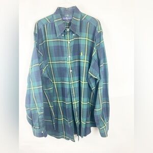 Ralph Lauren Long Sleeve collared shirt Plaid